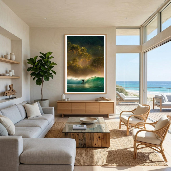 "Out Of Office" Tropical Surf Fine Art Print