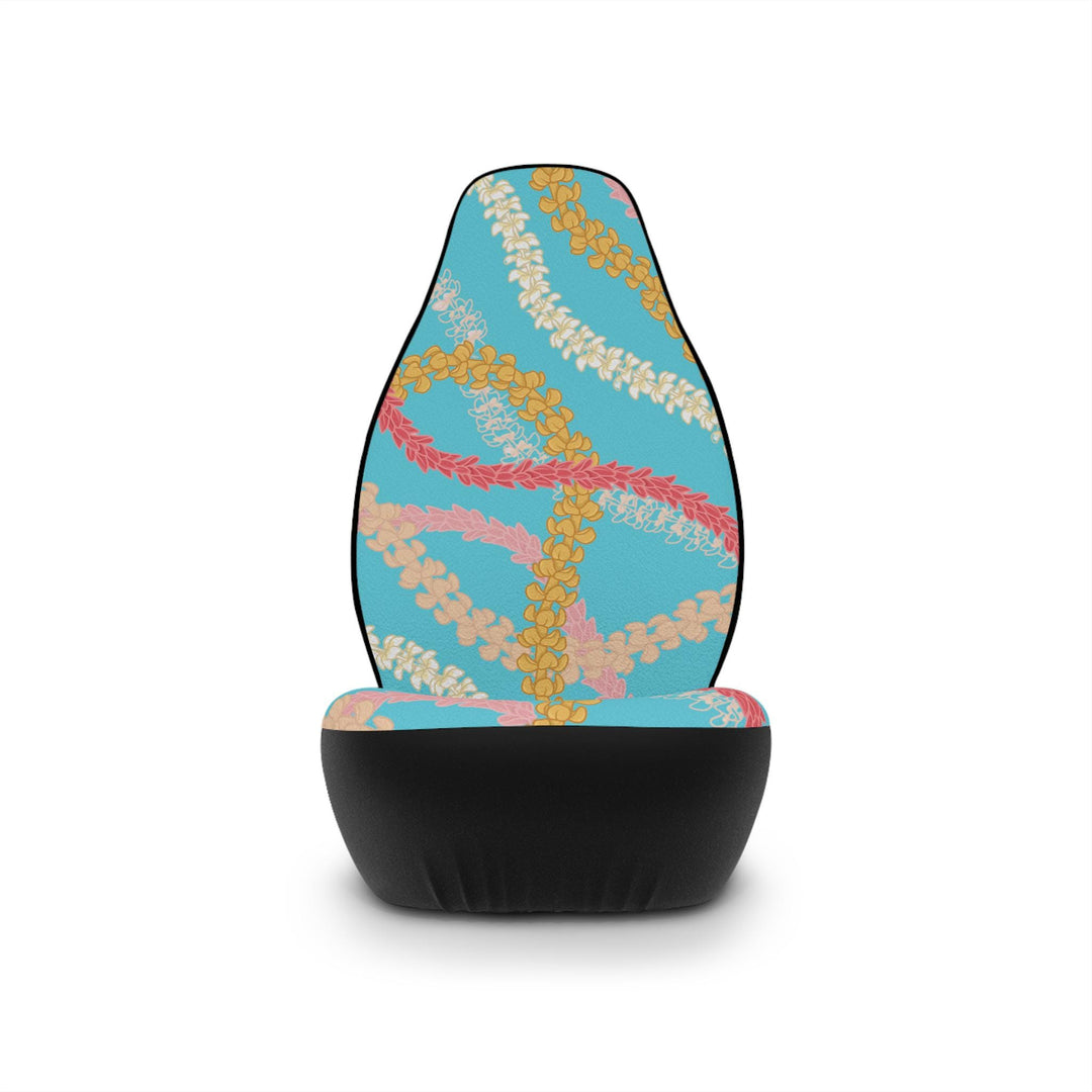 Hawaiian Flower Lei Seat Covers (Set of 2) | Universal Fit Tropical Floral Car Protection