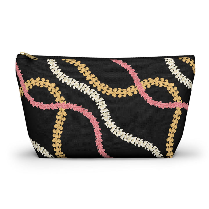 Hawaiian Lei Accessory Pouch, Tropical Floral Makeup Bag, Bridesmaid Gift