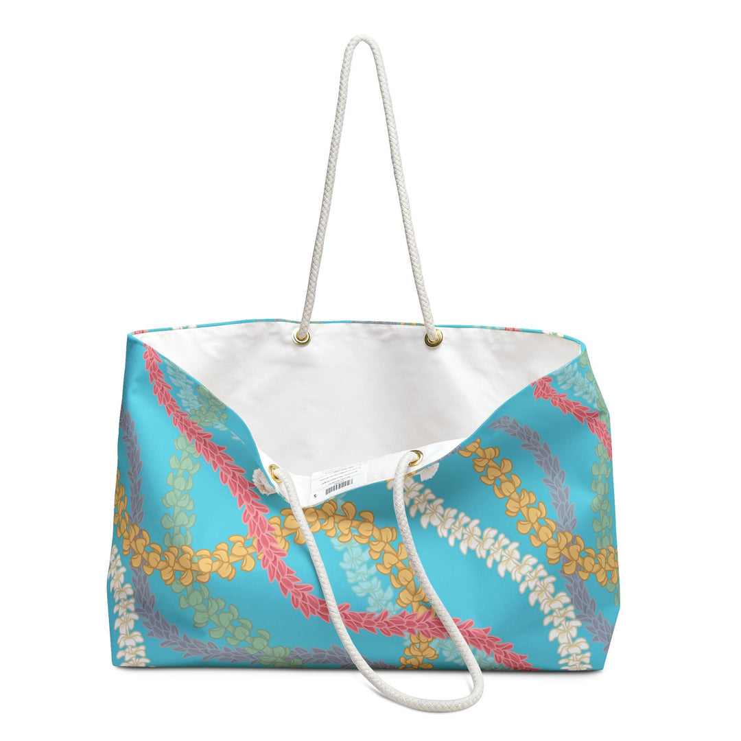 Hawaiian Lei Weekender Travel Bag - Durable 24" Beach Tote