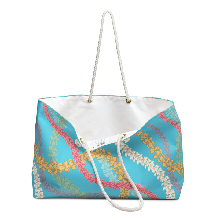 Hawaiian Lei Weekender Travel Bag - Durable 24" Beach Tote