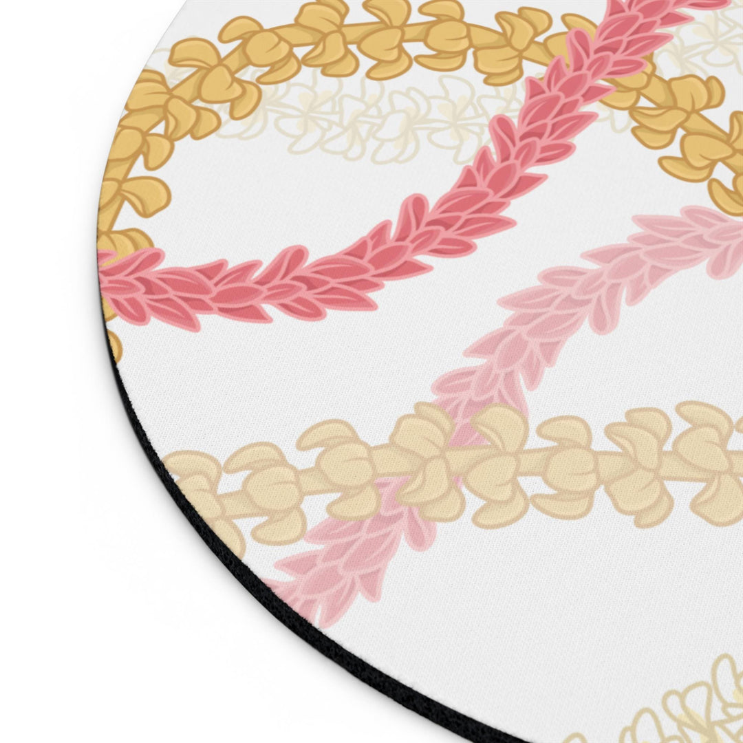 Floral Lei Mouse Pad - Soft Neoprene Wrist Support