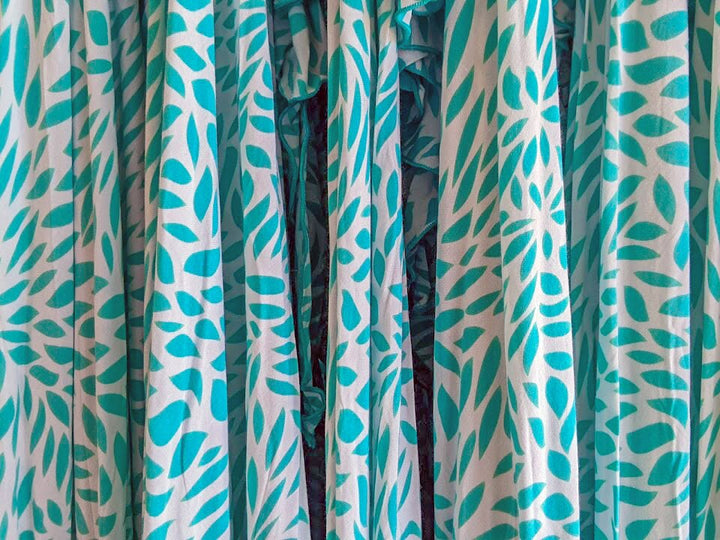 Tiare Flower Maxi Dress - Boho Halter Neck Adjustable Neck Tie Sundress