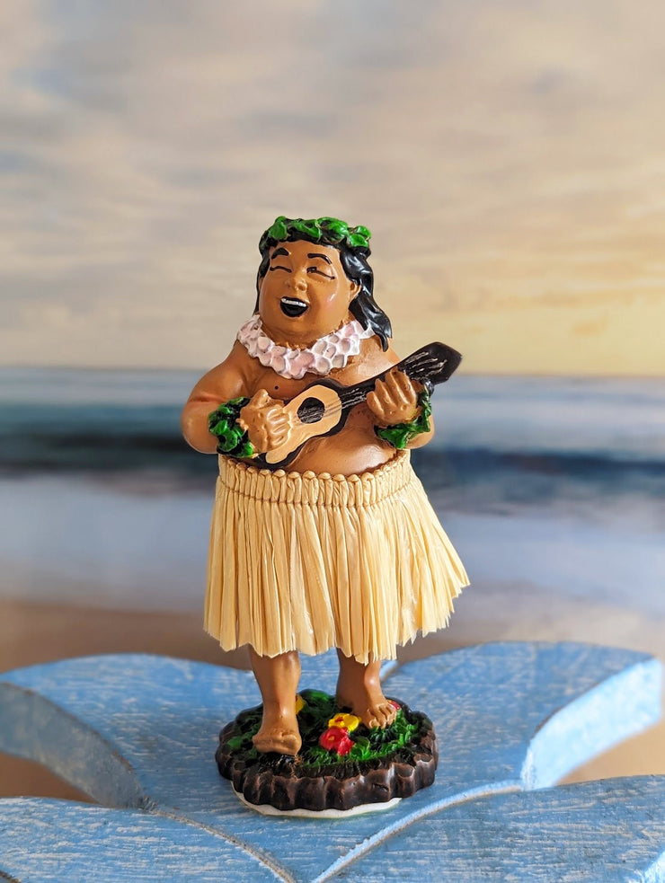 Hawaiian Dashboard Hula Doll Set