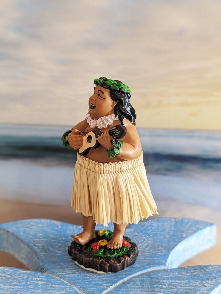 Hawaiian Dashboard Hula Doll Set