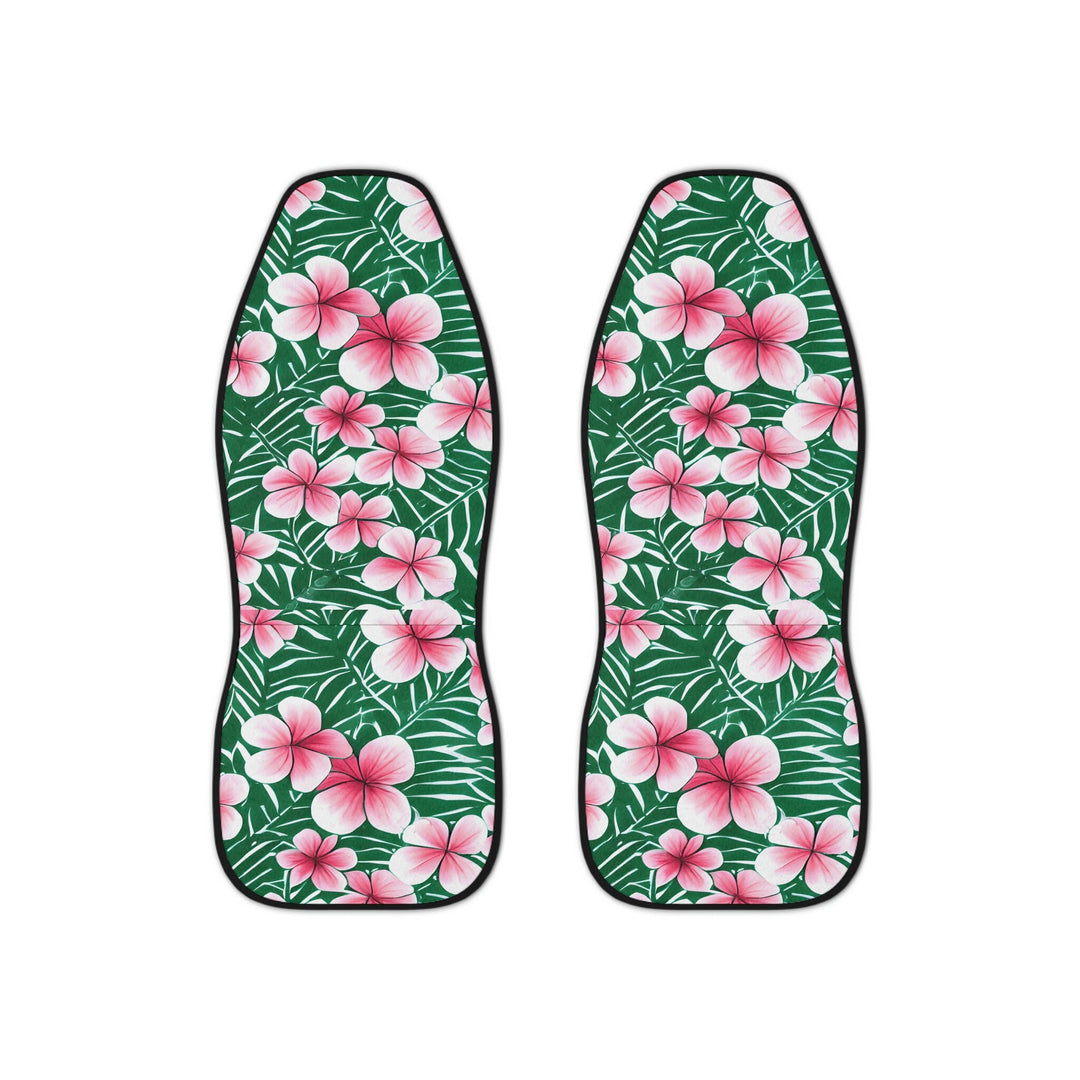 Road To Hana Boho Floral Car Seat Covers (Set of 2) | Universal Fit Tropical Hibiscus Protection