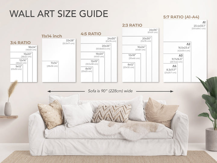 Sunset Surf Art Poster - Retro Surf Wall Art | Coastal Wall Decor Digital Download