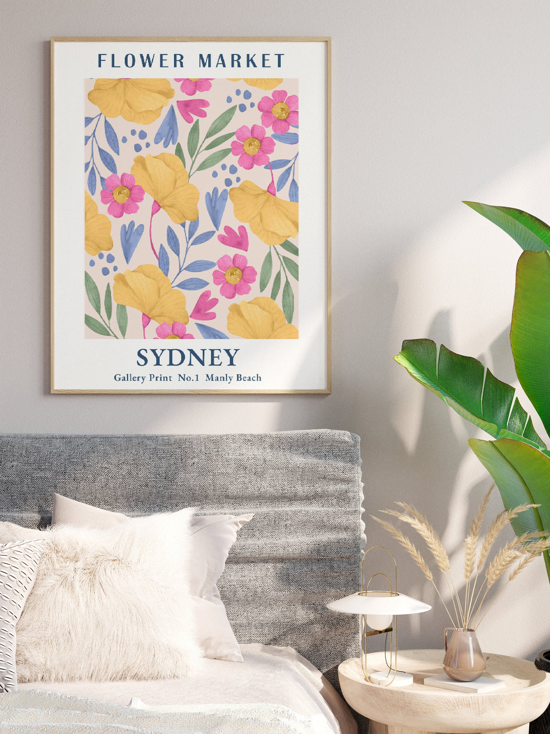 Sydney Flower Market Digital Print | Tropical Floral Wall Decor
