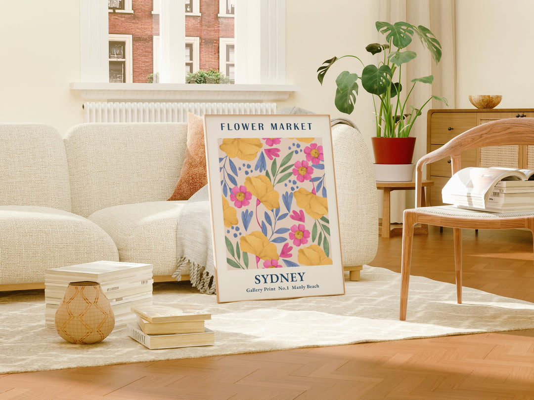 Sydney Flower Market Digital Print | Tropical Floral Wall Decor