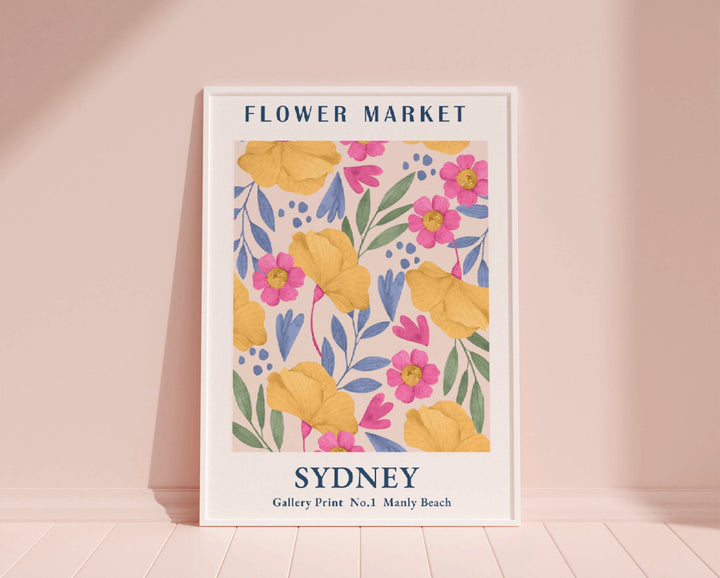 Sydney Flower Market Digital Print | Tropical Floral Wall Decor