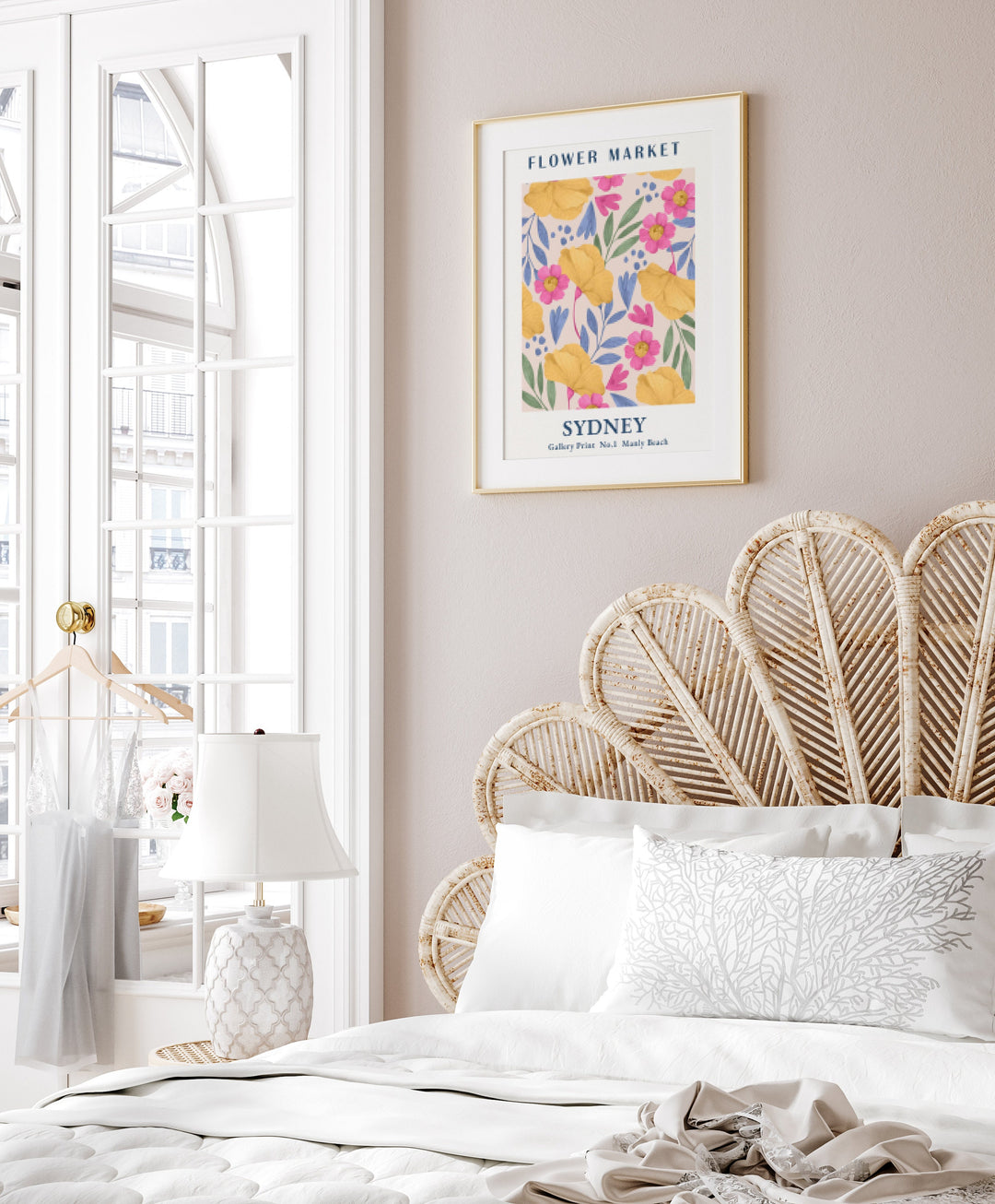 Sydney Flower Market Digital Print | Tropical Floral Wall Decor