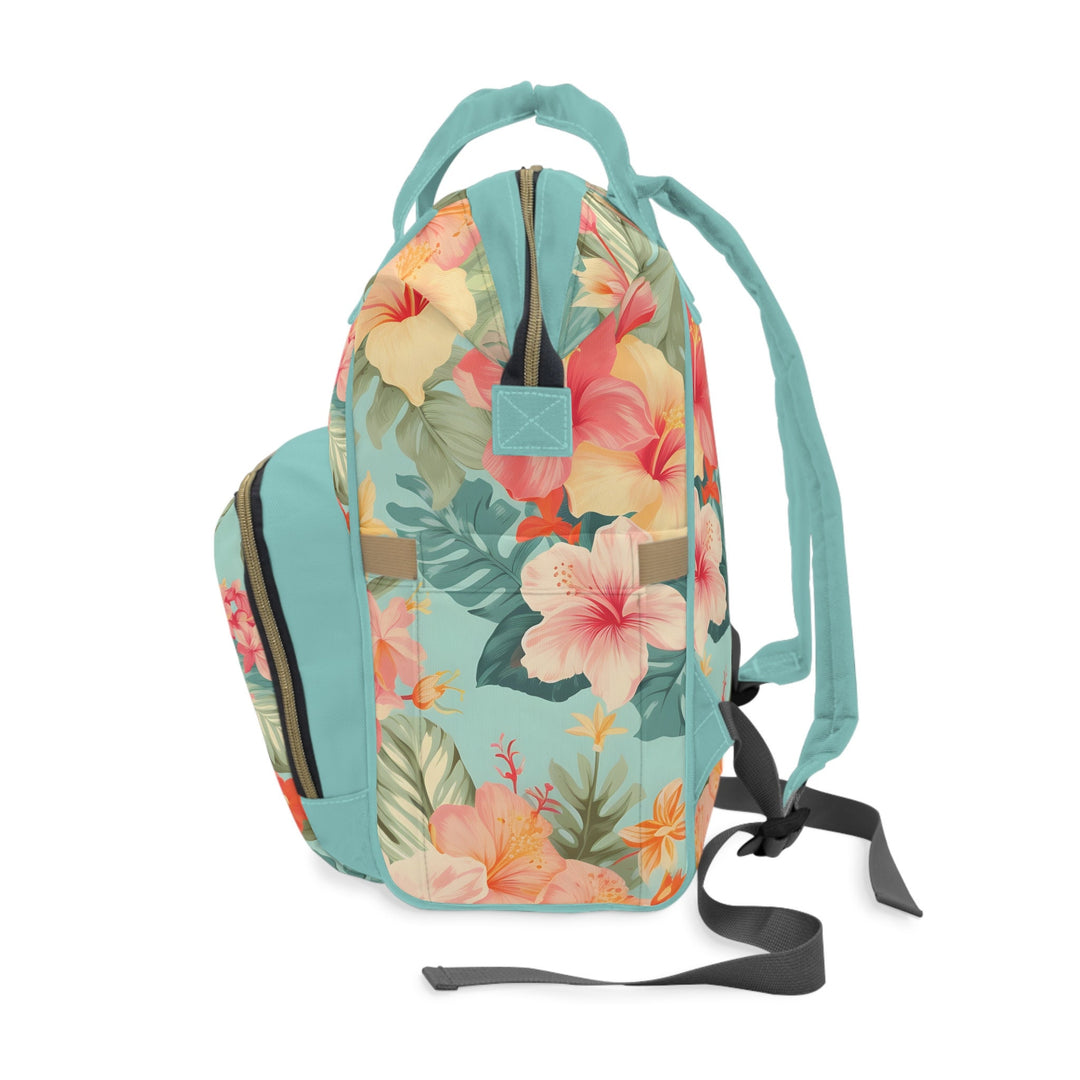 Hawaiian Diaper Bag, Diaper Backpack with Adjustable Shoulder Straps