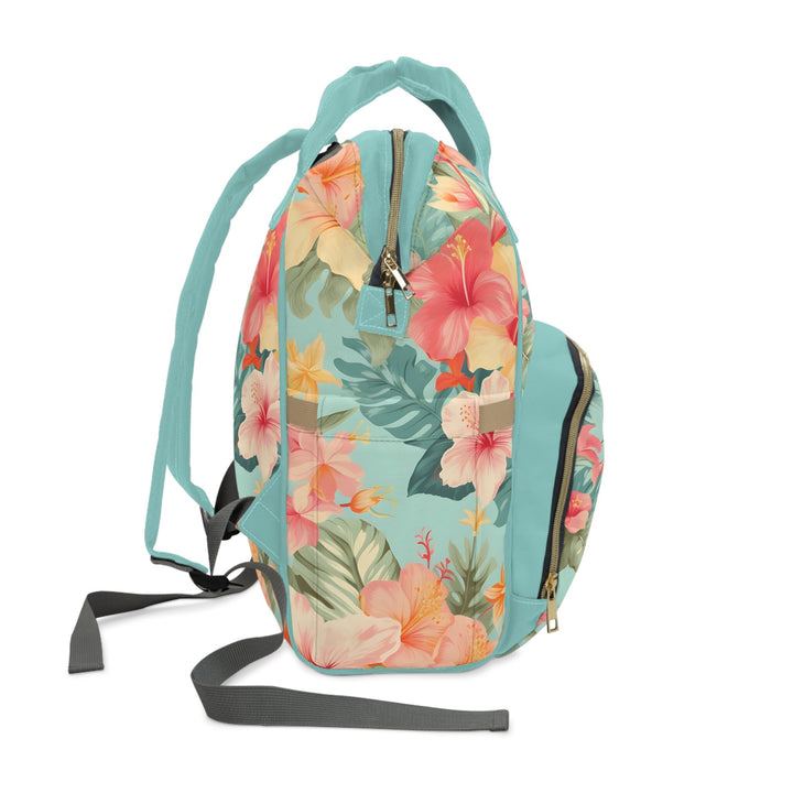 Hawaiian Diaper Bag, Diaper Backpack with Adjustable Shoulder Straps