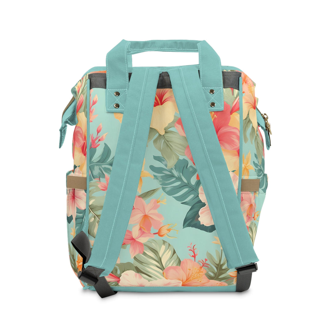 Hawaiian Diaper Bag, Diaper Backpack with Adjustable Shoulder Straps