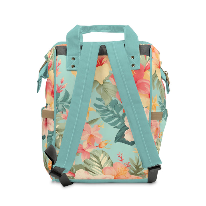 Hawaiian Diaper Bag, Diaper Backpack with Adjustable Shoulder Straps