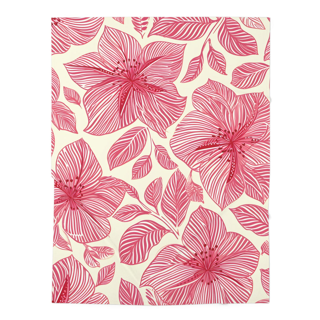 Sunrise Beach Baby Swaddle Blanket | Soft Breathable Jersey Polyester Vintage Tropical Wrap