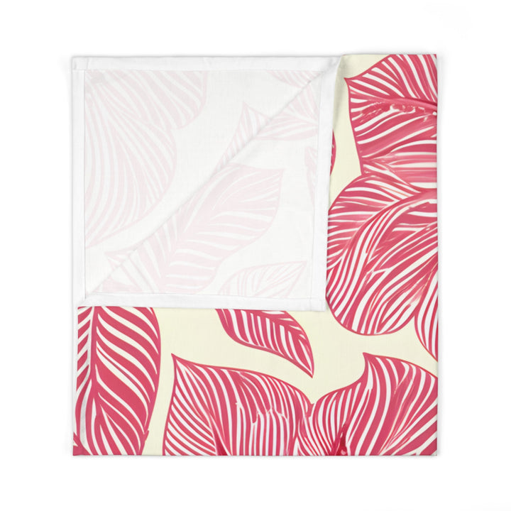 Sunrise Beach Baby Swaddle Blanket | Soft Breathable Jersey Polyester Vintage Tropical Wrap