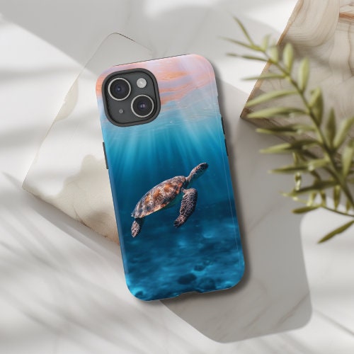 Sea Turtle Phone Case – Durable Dual Layer Protection | Scratch Resistant Cover