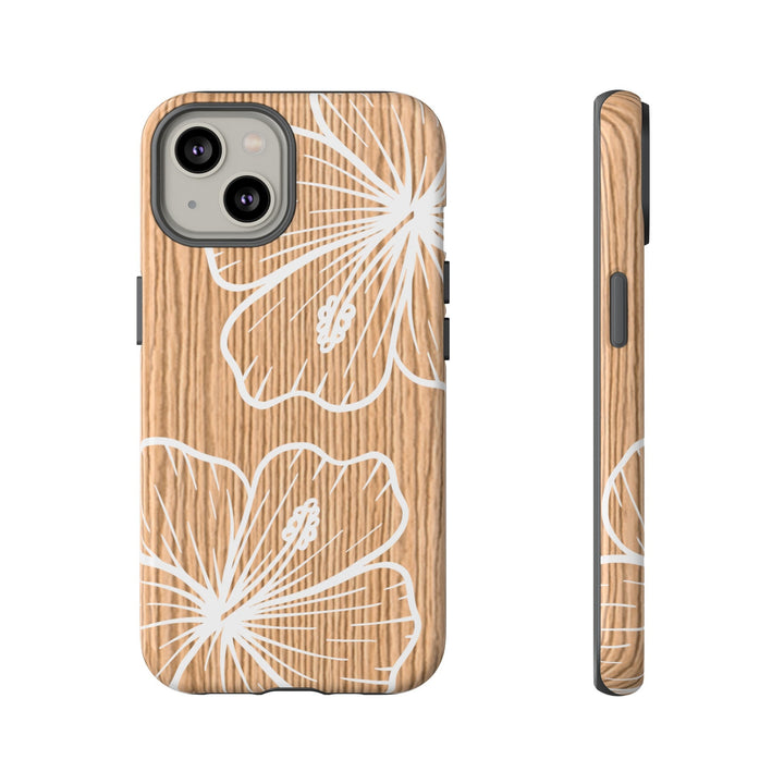 Tough Phone Case – Durable Dual Layer Protection With Hibiscus Design