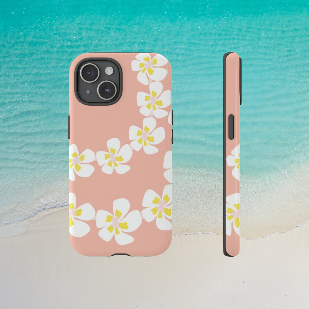 Tough Dual Layer Mobile Cover | Hawaiian Flower Lei Design for iPhone & Samsung