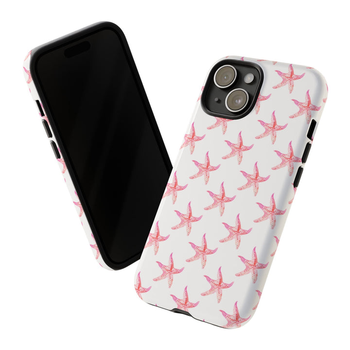 Tough Dual Layer Phone Case | Starfish Ocean Beach Design for iPhone & Samsung