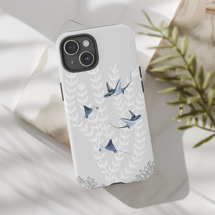 Tough Dual Layer Phone Case | Ocean Wildlife Design for iPhone & Samsung
