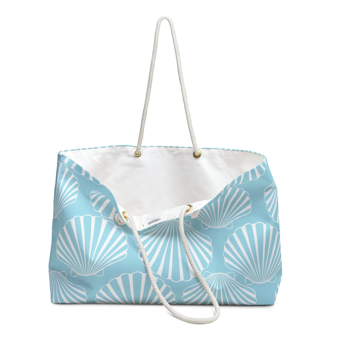 Bora Bora Seashell Water-Resistant Weekender Tote | Oversized 24" Beach Bag