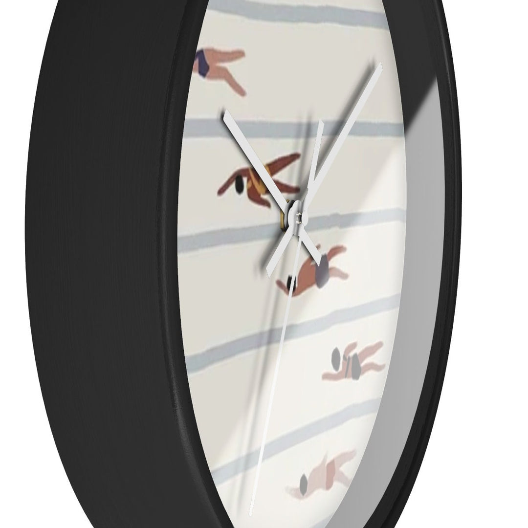 Bondi Beach Swimmers Retro Wall Clock | Silent Nautical Coastal Home Decor & Ocean Lover Gift