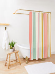 Boho Rainbow Shower Curtain