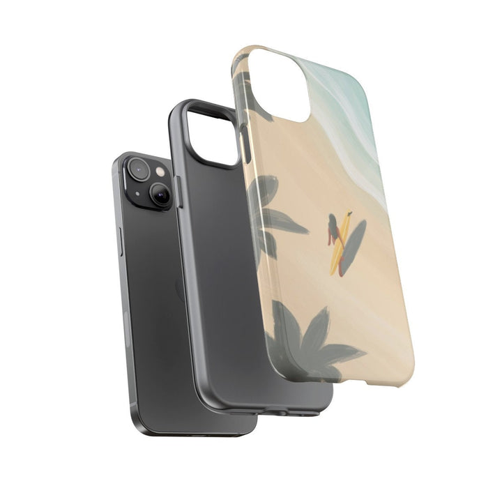Tough Phone Case – Durable Protective Phone Cover with Surfer Girl Design