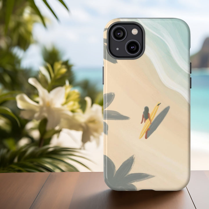 Tough Phone Case – Durable Protective Phone Cover with Surfer Girl Design