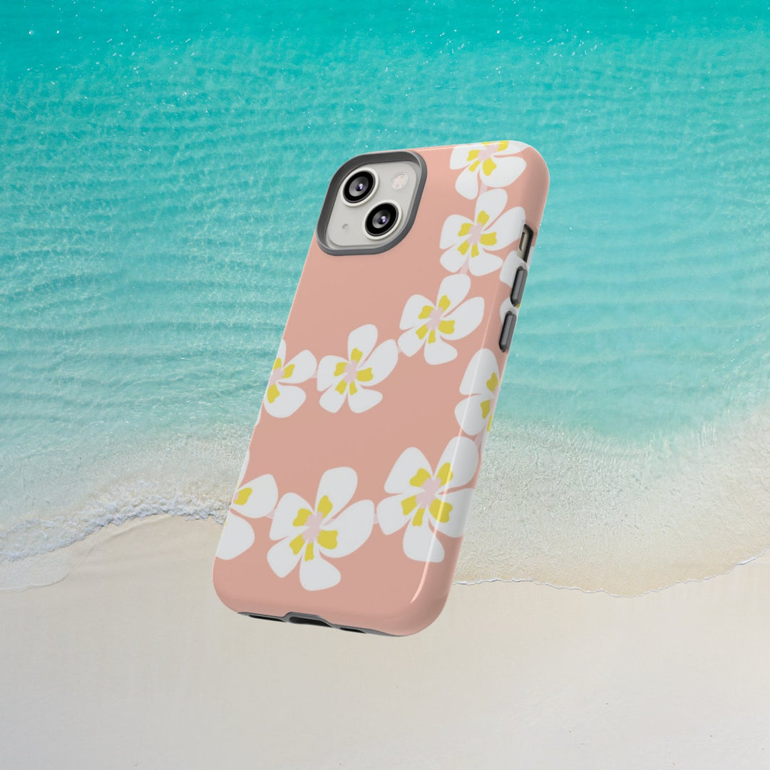Tough Dual Layer Mobile Cover | Hawaiian Flower Lei Design for iPhone & Samsung