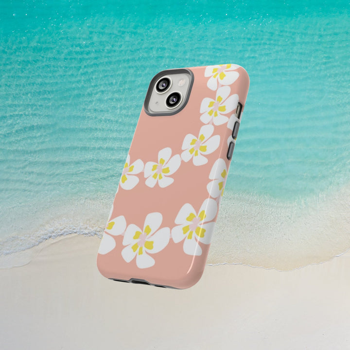Tough Dual Layer Mobile Cover | Hawaiian Flower Lei Design for iPhone & Samsung