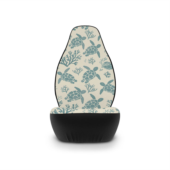 Turtle Bay Car Seat Covers (Set of 2) | Universal Fit Hawaiian Sea Turtle Print Protection