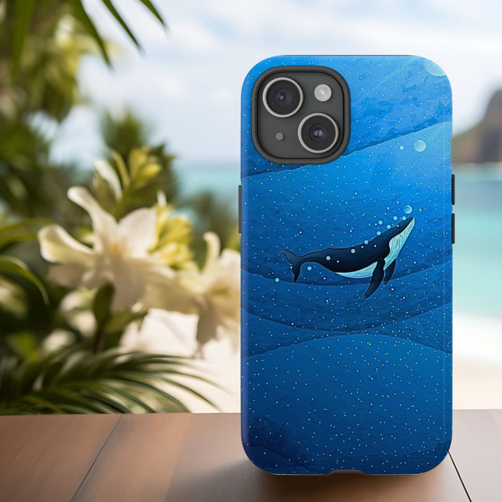 Whale Phone Case - Durable Dual-Layer Protection for iPhone, Samsung Galaxy & Google Pixel