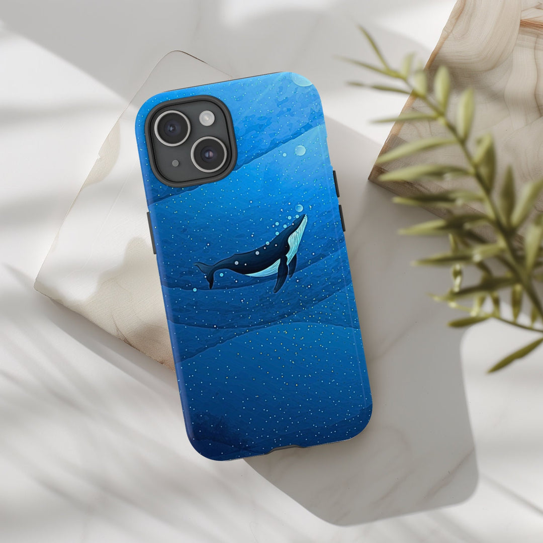 Whale Phone Case - Durable Dual-Layer Protection for iPhone, Samsung Galaxy & Google Pixel