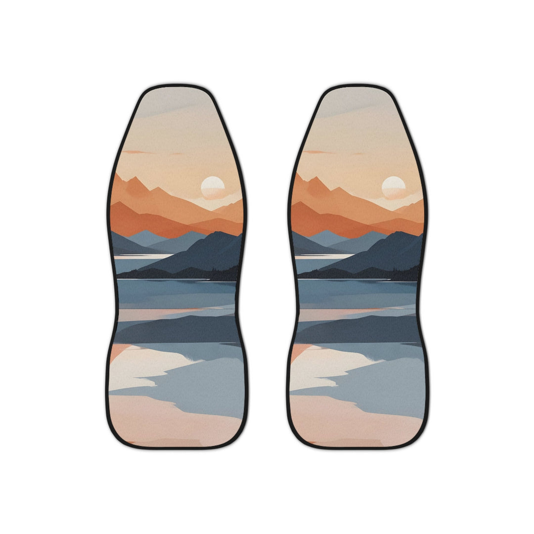 Retro Car Seat Covers (Set of 2) | Groovy 70s Bucket Seat Style Universal Fit