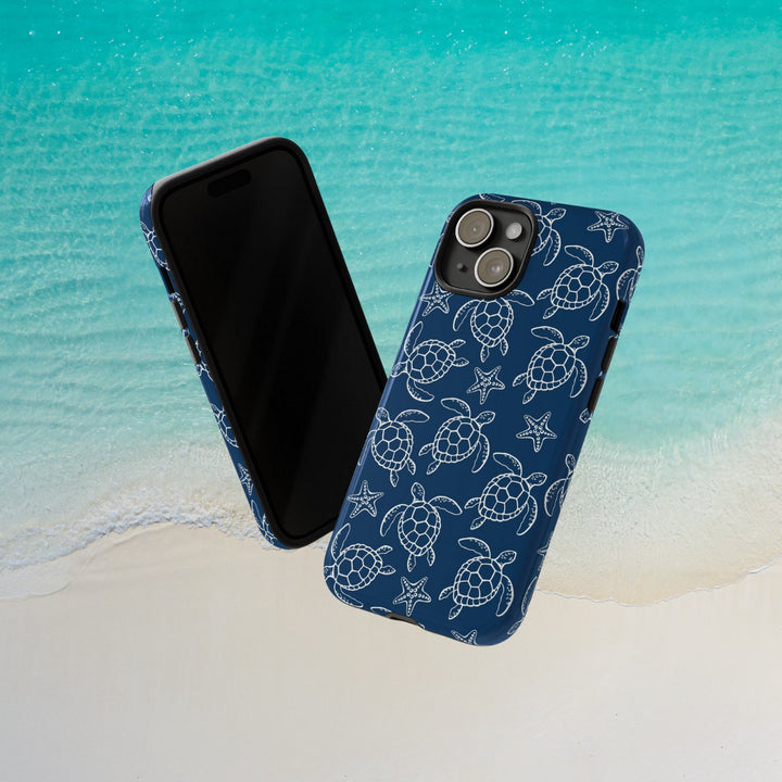 Tough Dual Layer Phone Case | Sea Turtle Ocean Wildlife for iPhone & Samsung