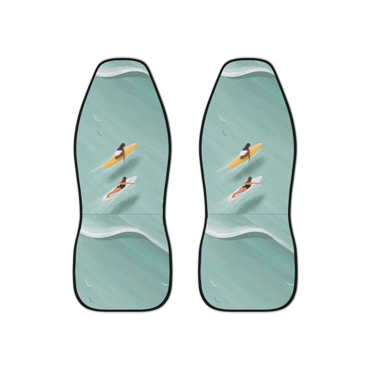 Coastal Cowgirls Car Seat Covers (Set of 2) | Universal Fit Surfer Girls Beach Protection