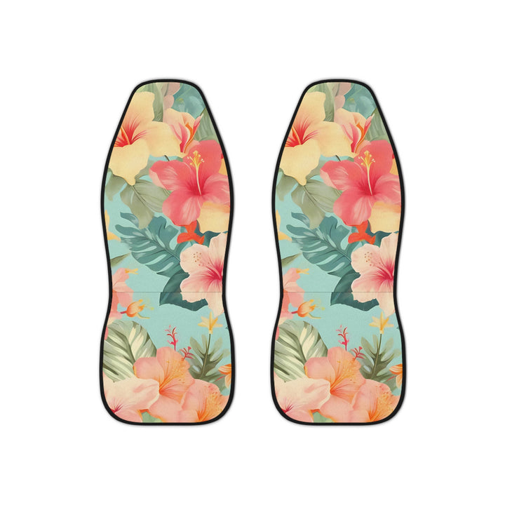 Hawaiian Car Seat Covers (Set of 2) | Universal Fit Tropical Floral Protectors for Van Life