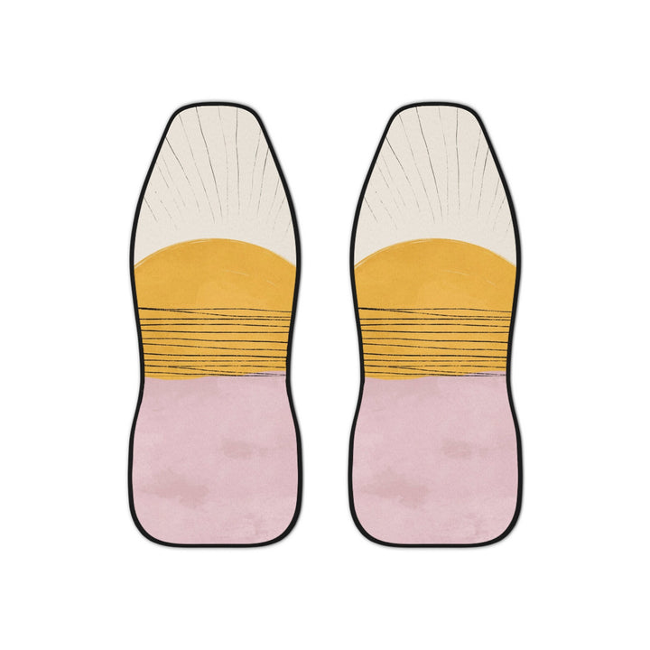 Sunrise Car Seat Covers - Boho Universal Seat Covers With Elastic Fastening System