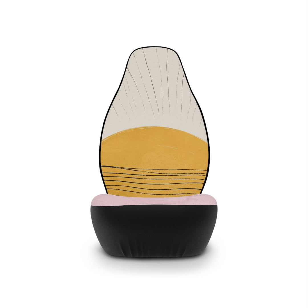 Sunrise Car Seat Covers - Boho Universal Seat Covers With Elastic Fastening System