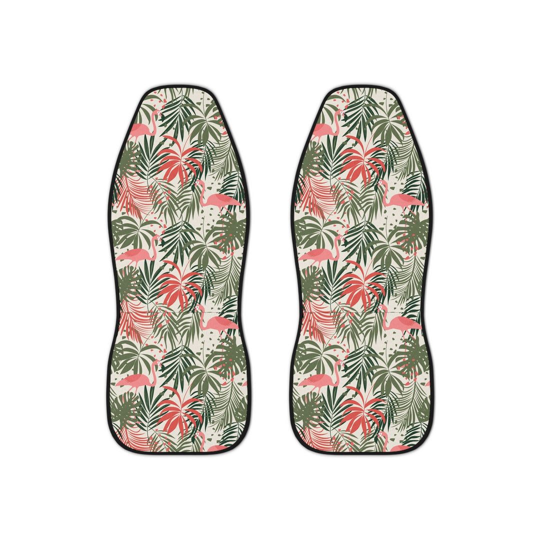 Pink Flamingo Car Seat Cover – Tropical Boho Print, Universal Fit, Protective