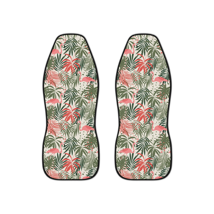 Pink Flamingo Car Seat Cover – Tropical Boho Print, Universal Fit, Protective