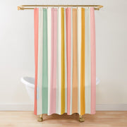 Boho Rainbow Shower Curtain