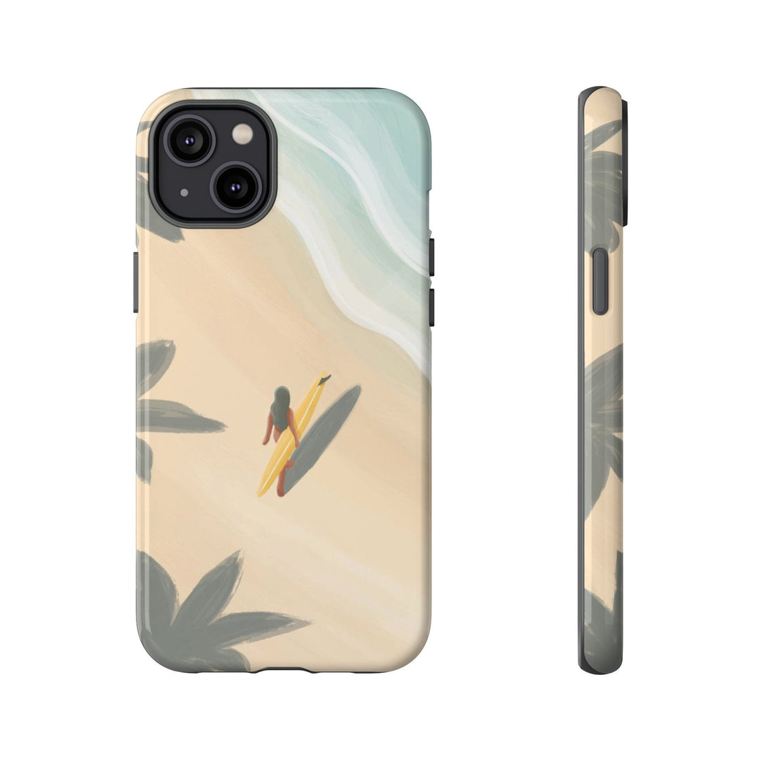 Tough Phone Case – Durable Protective Phone Cover with Surfer Girl Design