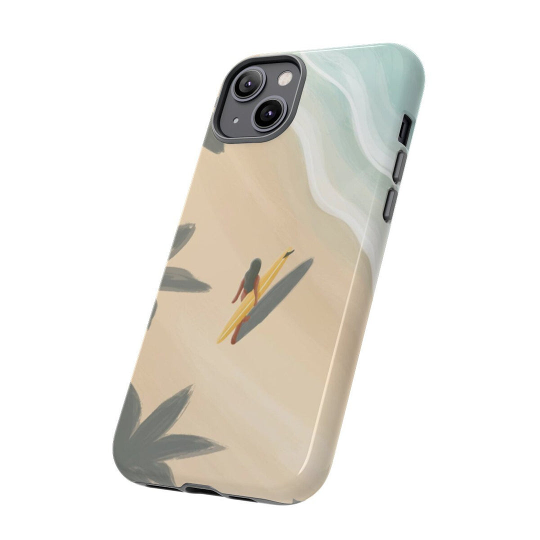 Tough Phone Case – Durable Protective Phone Cover with Surfer Girl Design