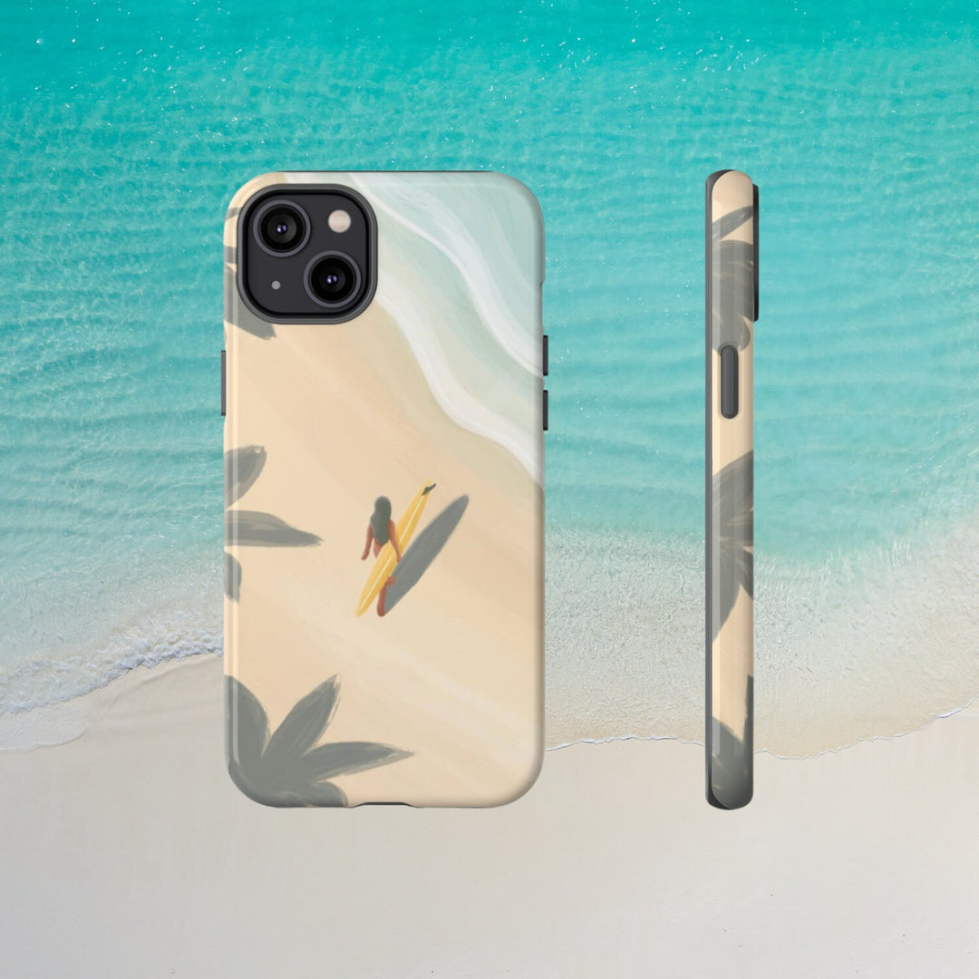 Tough Phone Case – Durable Protective Phone Cover with Surfer Girl Design