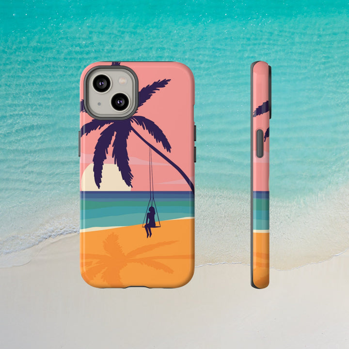 Tough Dual Layer Phone Case | Boho Coastal Cowgirl Print for iPhone & Samsung