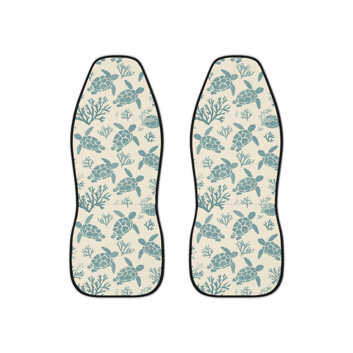 Turtle Bay Car Seat Covers (Set of 2) | Universal Fit Hawaiian Sea Turtle Print Protection